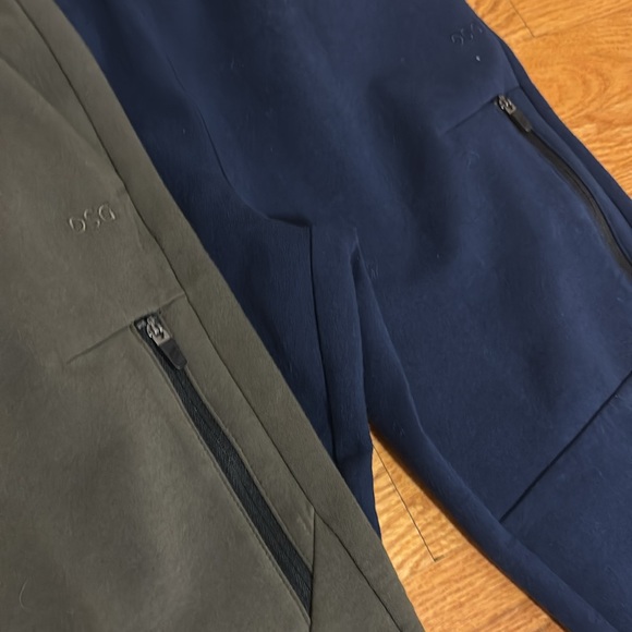 NWOT DSG jogger style sweatpants bundle boys size medium (10 12) navy and olive - Picture 2 of 3